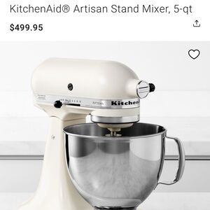 KitchenAid Artisan Stand Mixer - White